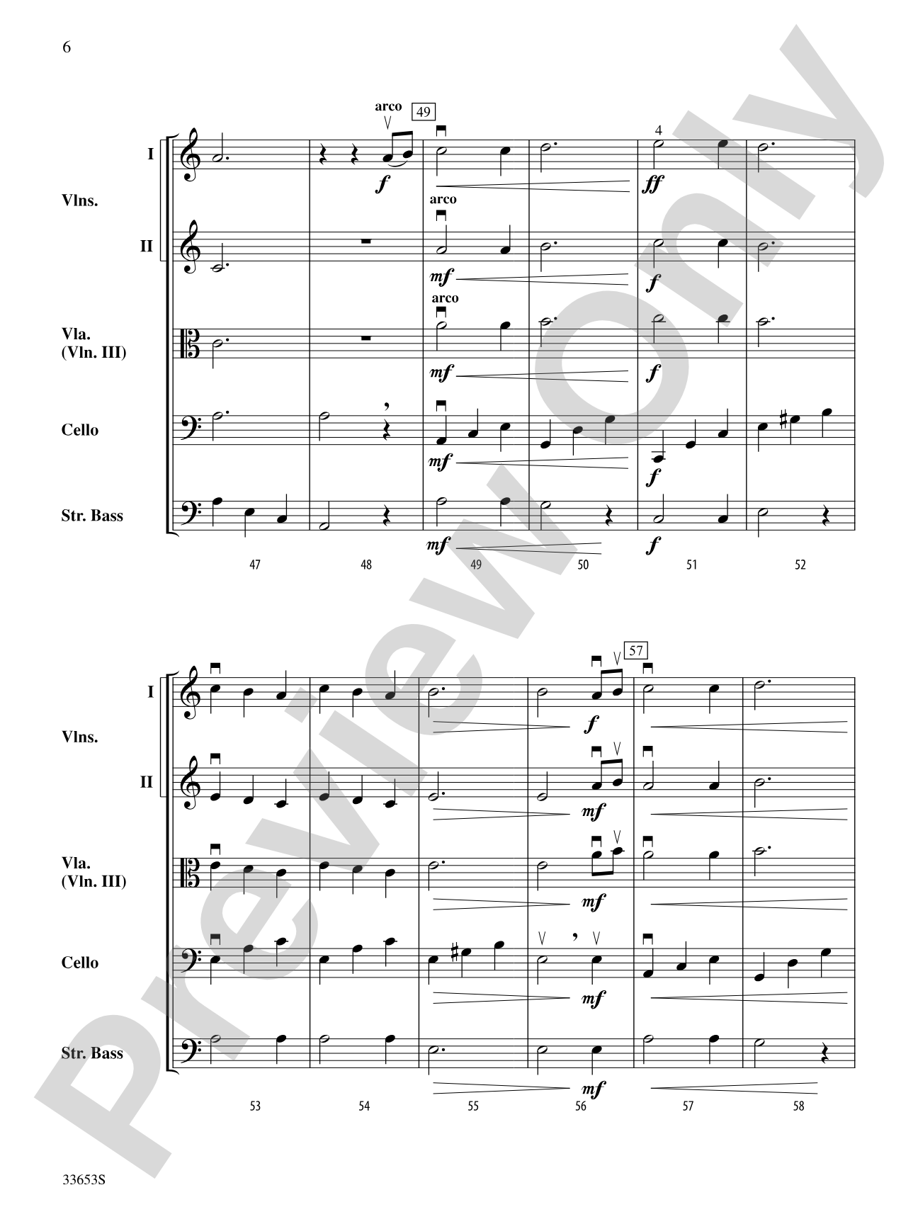 La Marmotte: String Orchestra Conductor Score & Parts