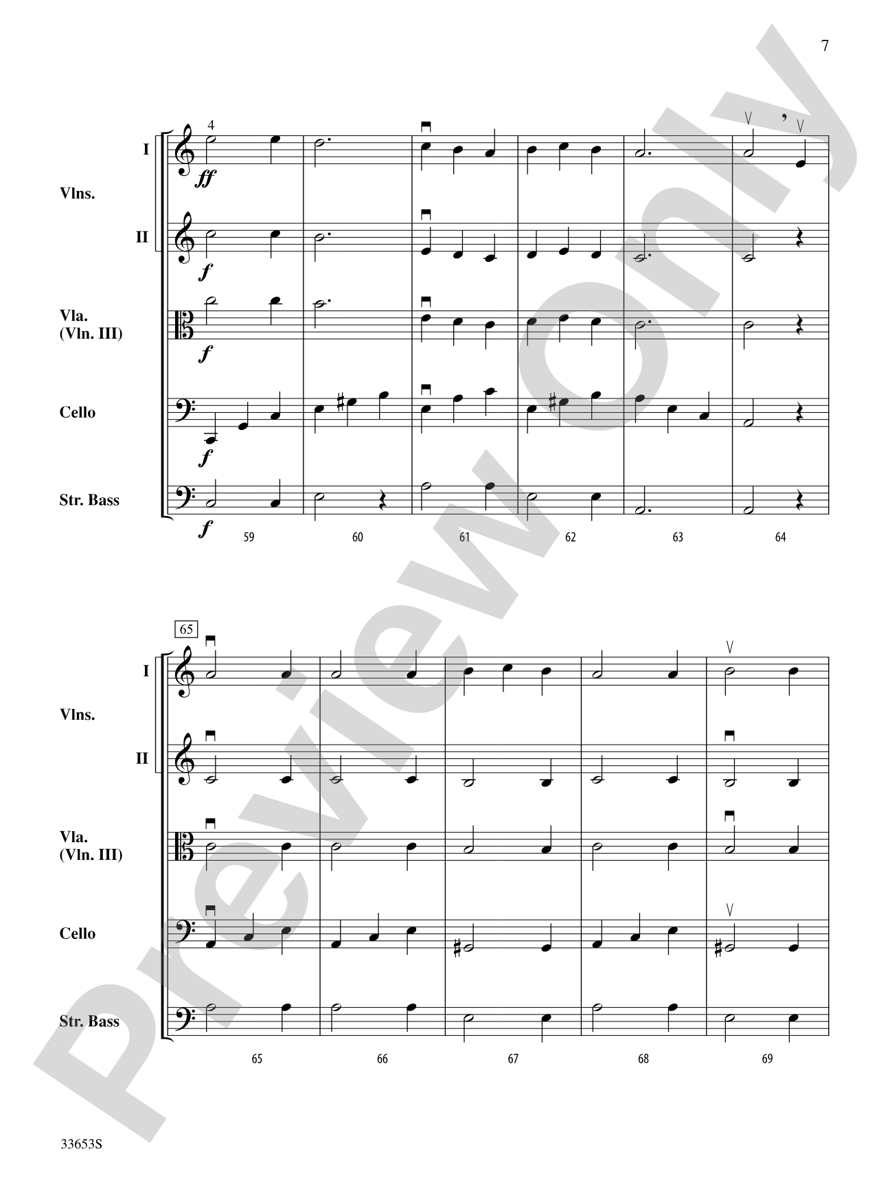 La Marmotte: String Orchestra Conductor Score & Parts