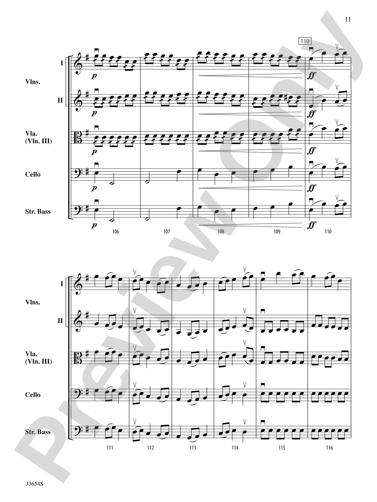 Aurora Borealis: String Orchestra Conductor Score & Parts