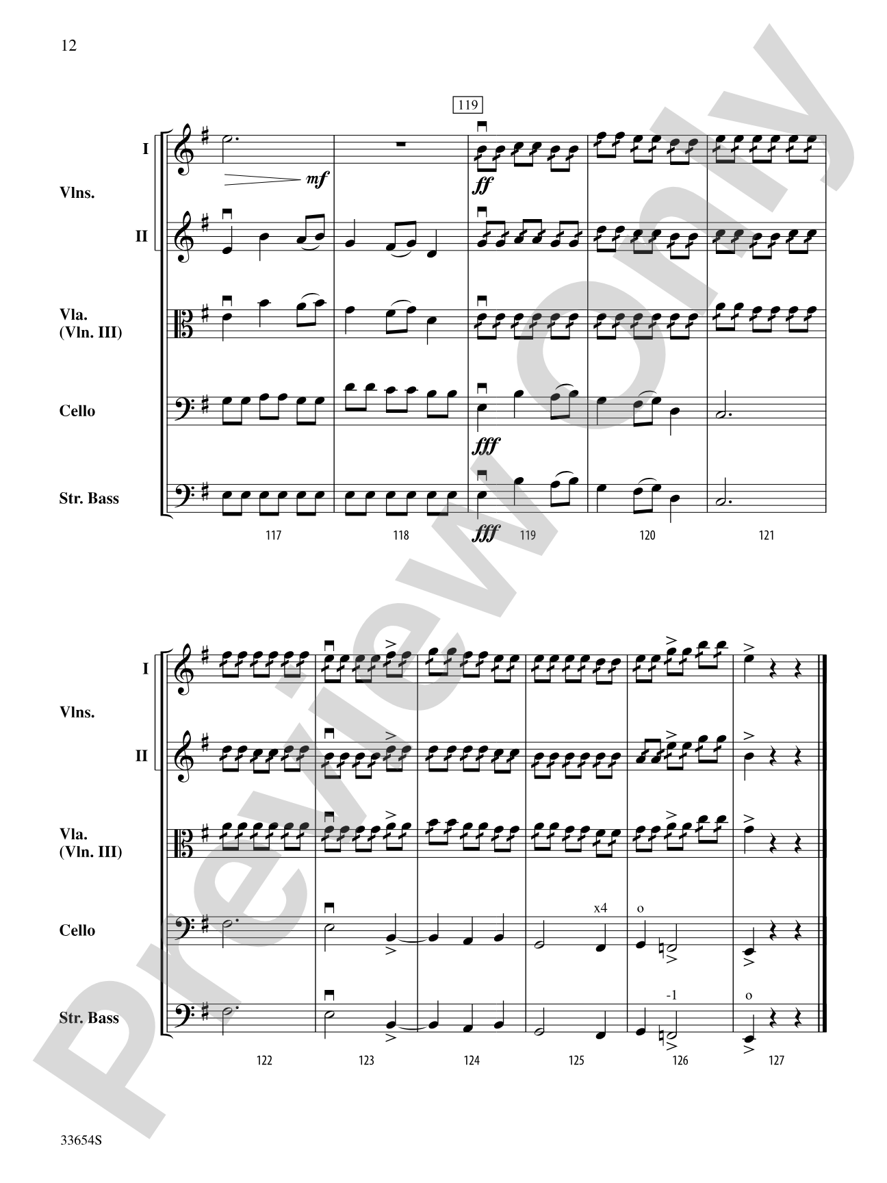 Aurora Borealis: String Orchestra Conductor Score & Parts
