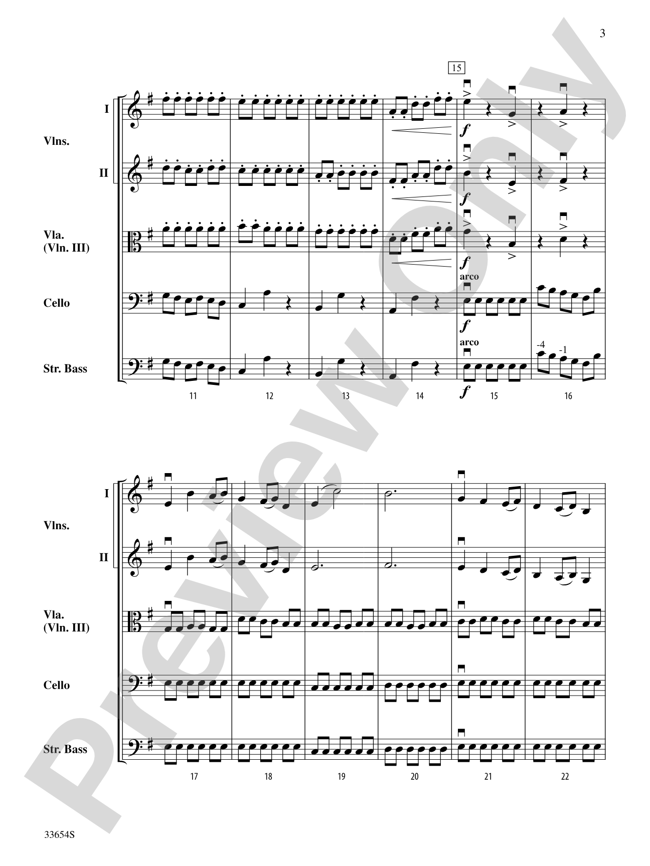 Aurora Borealis: String Orchestra Conductor Score & Parts