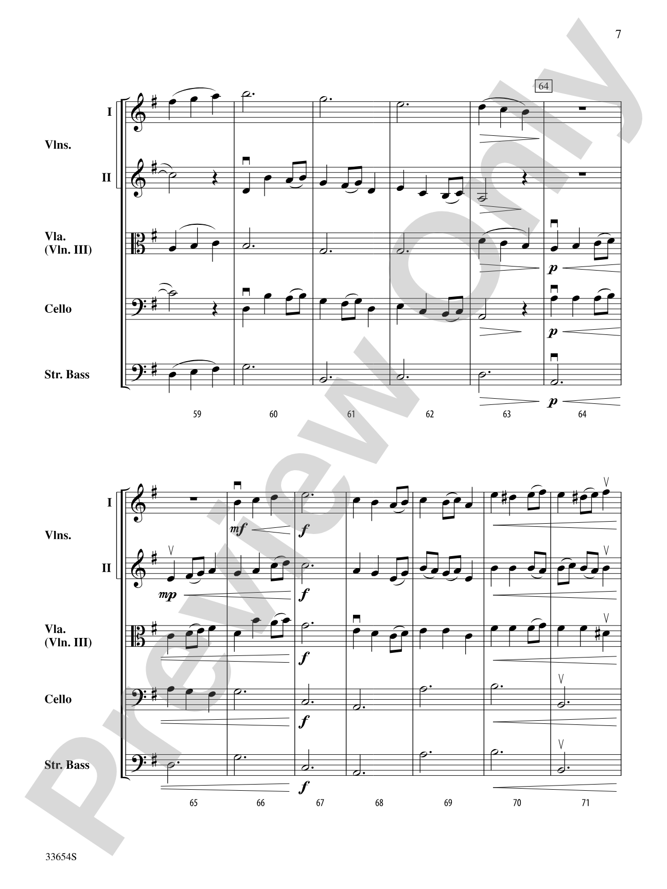 Aurora Borealis: String Orchestra Conductor Score & Parts