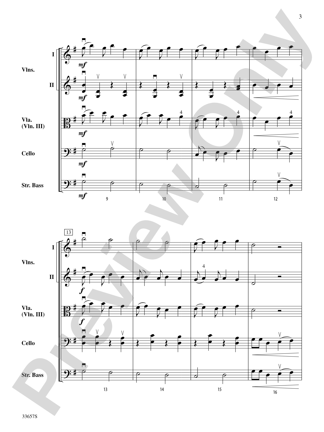 The Double Stomp Romp: String Orchestra Conductor Score & Parts