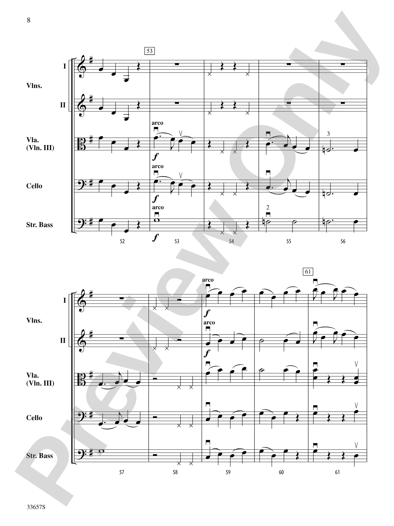 The Double Stomp Romp: String Orchestra Conductor Score & Parts