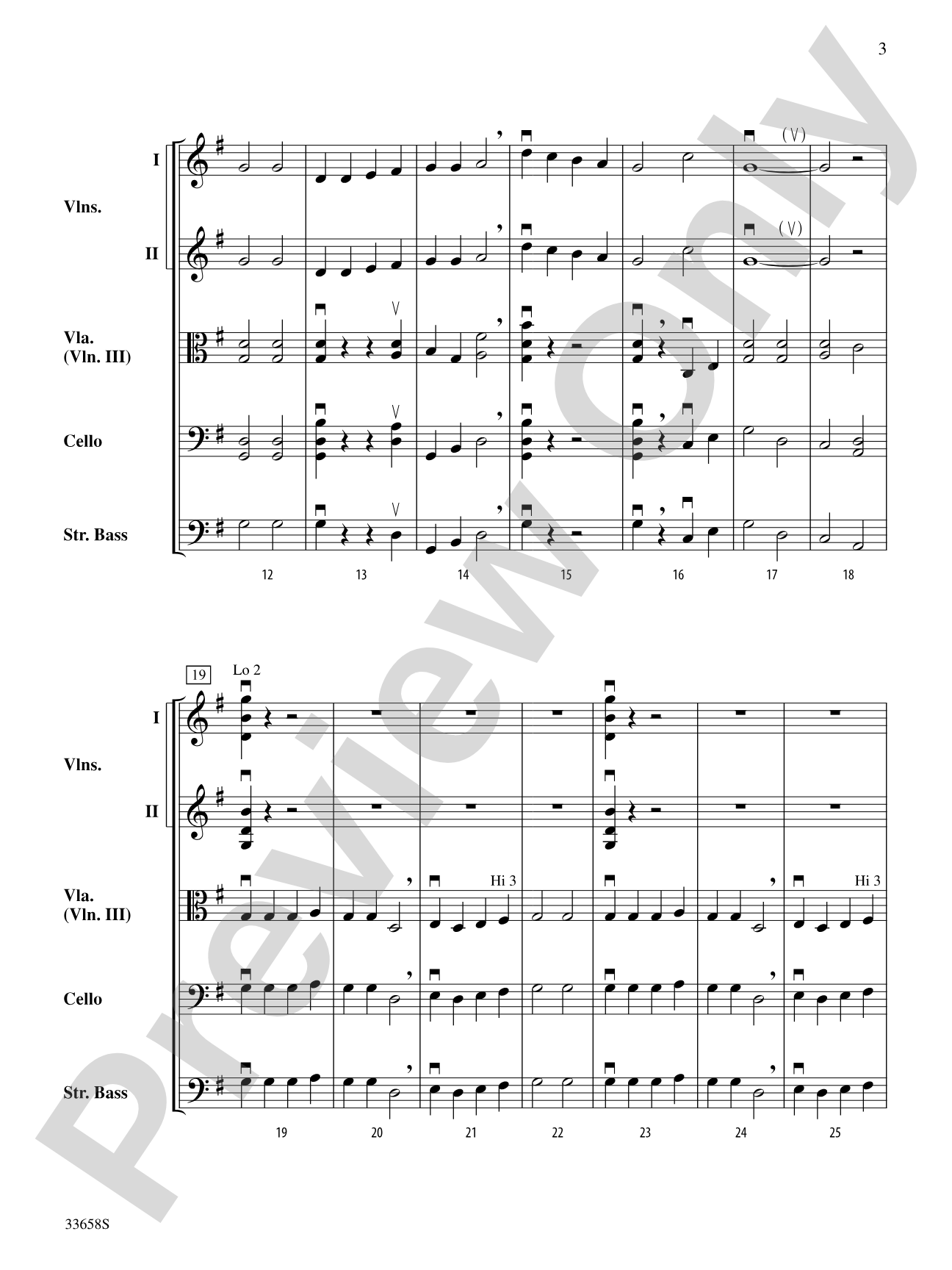 Good King Wenceslas: String Orchestra Conductor Score & Parts
