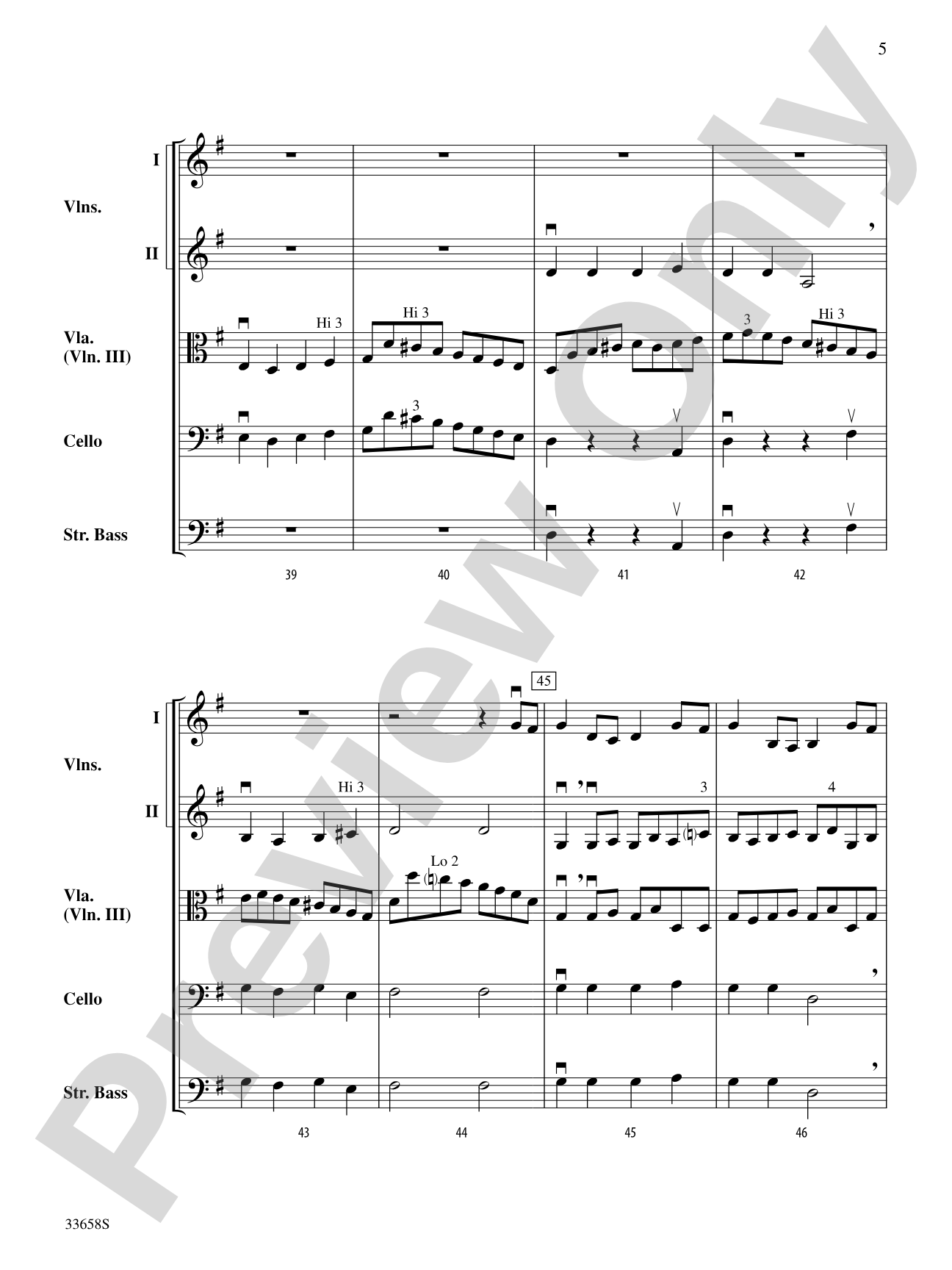 Good King Wenceslas: String Orchestra Conductor Score & Parts
