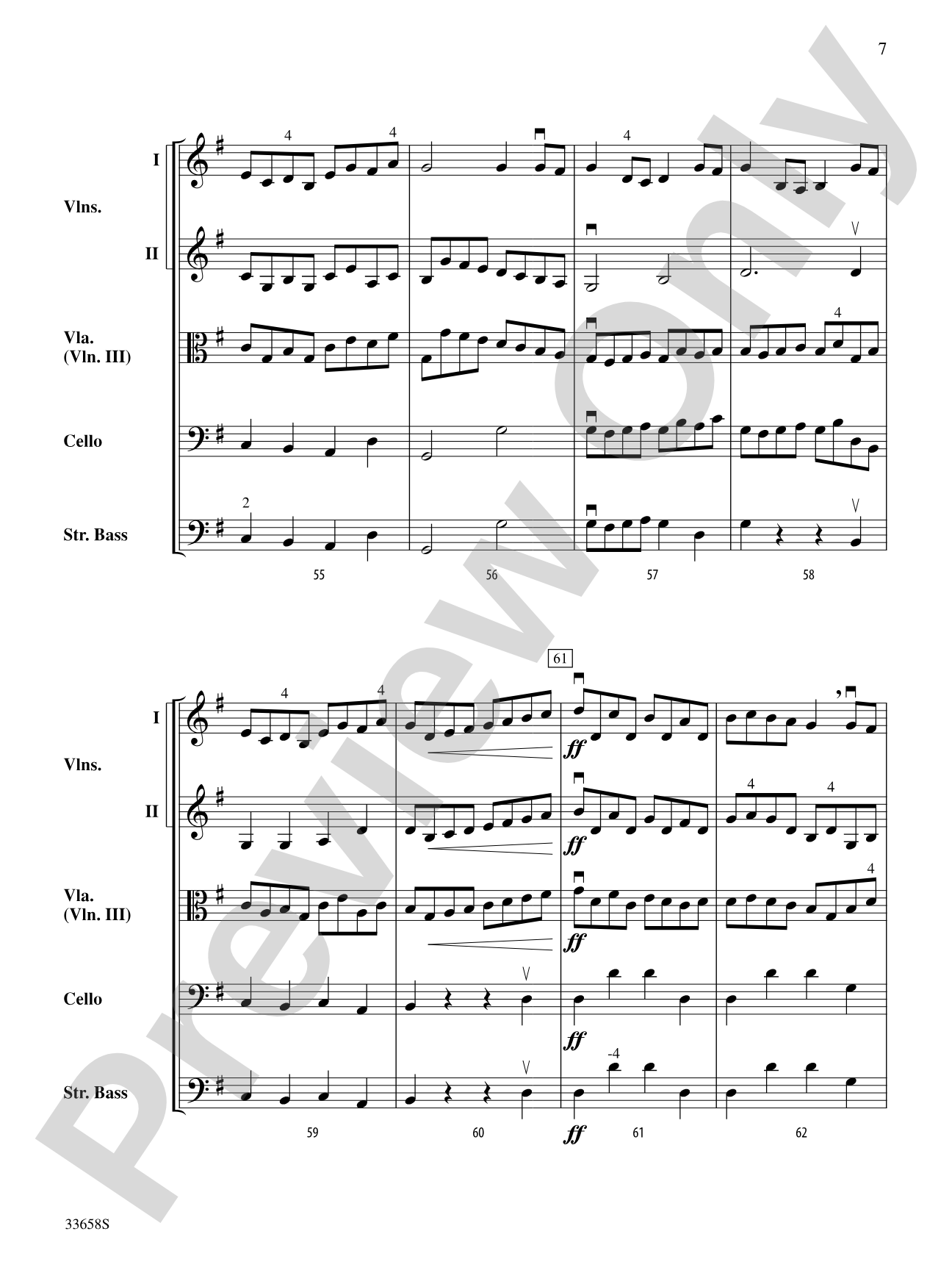 Good King Wenceslas: String Orchestra Conductor Score & Parts