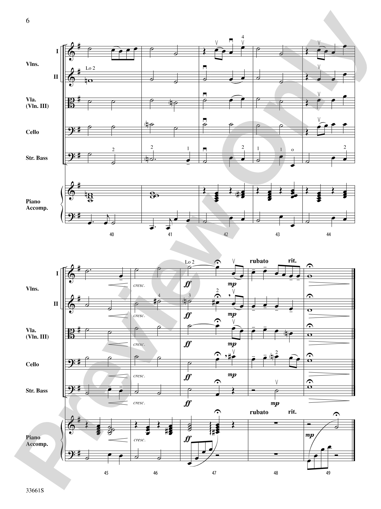 Ice Castles, Theme from (Through the Eyes of Love): String Orchestra Conductor Score & Parts