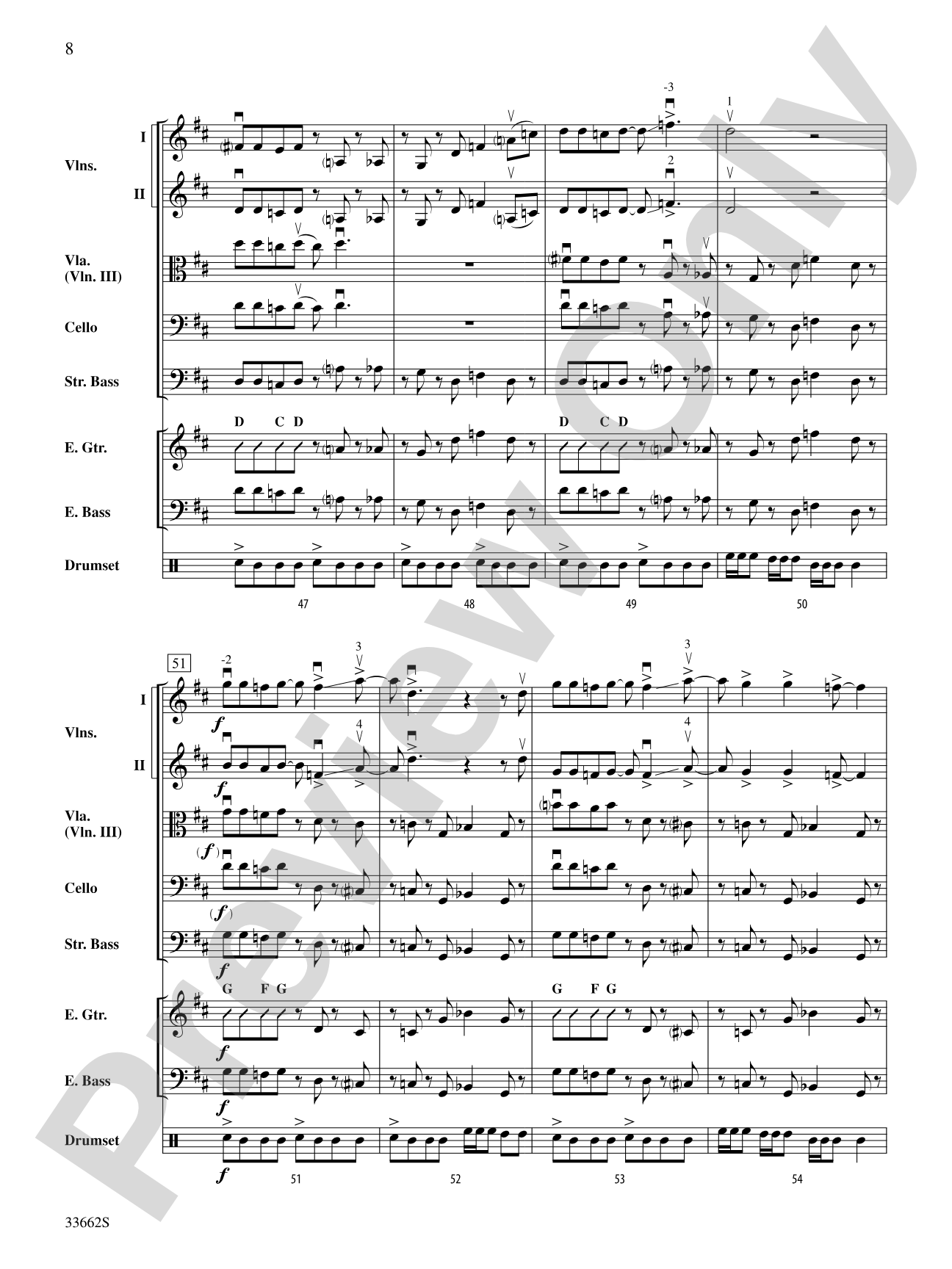 Sunshine of Your Love: String Orchestra Conductor Score & Parts