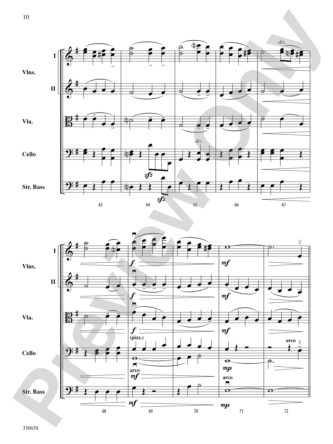 A Christmas Festival: String Orchestra Conductor Score & Parts