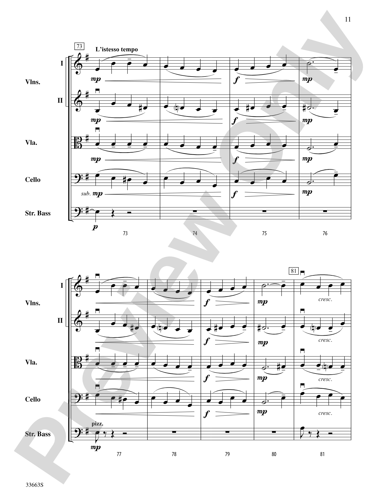 A Christmas Festival: String Orchestra Conductor Score & Parts