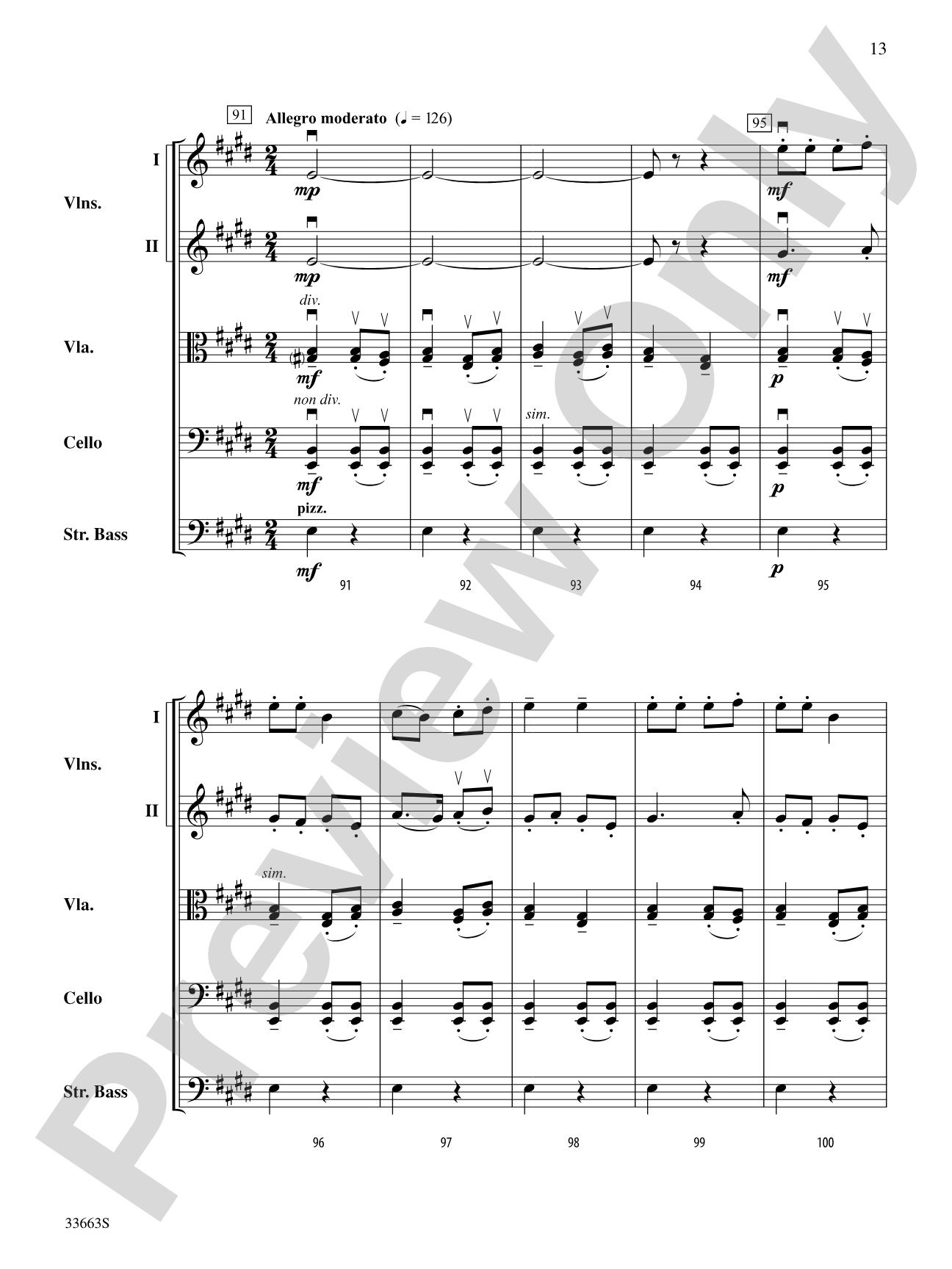 A Christmas Festival: String Orchestra Conductor Score & Parts