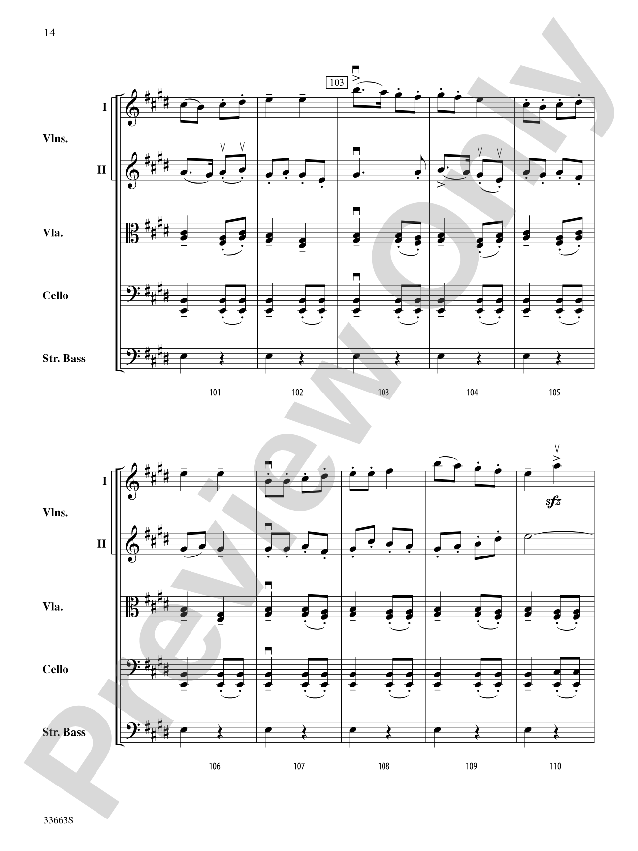 A Christmas Festival: String Orchestra Conductor Score & Parts