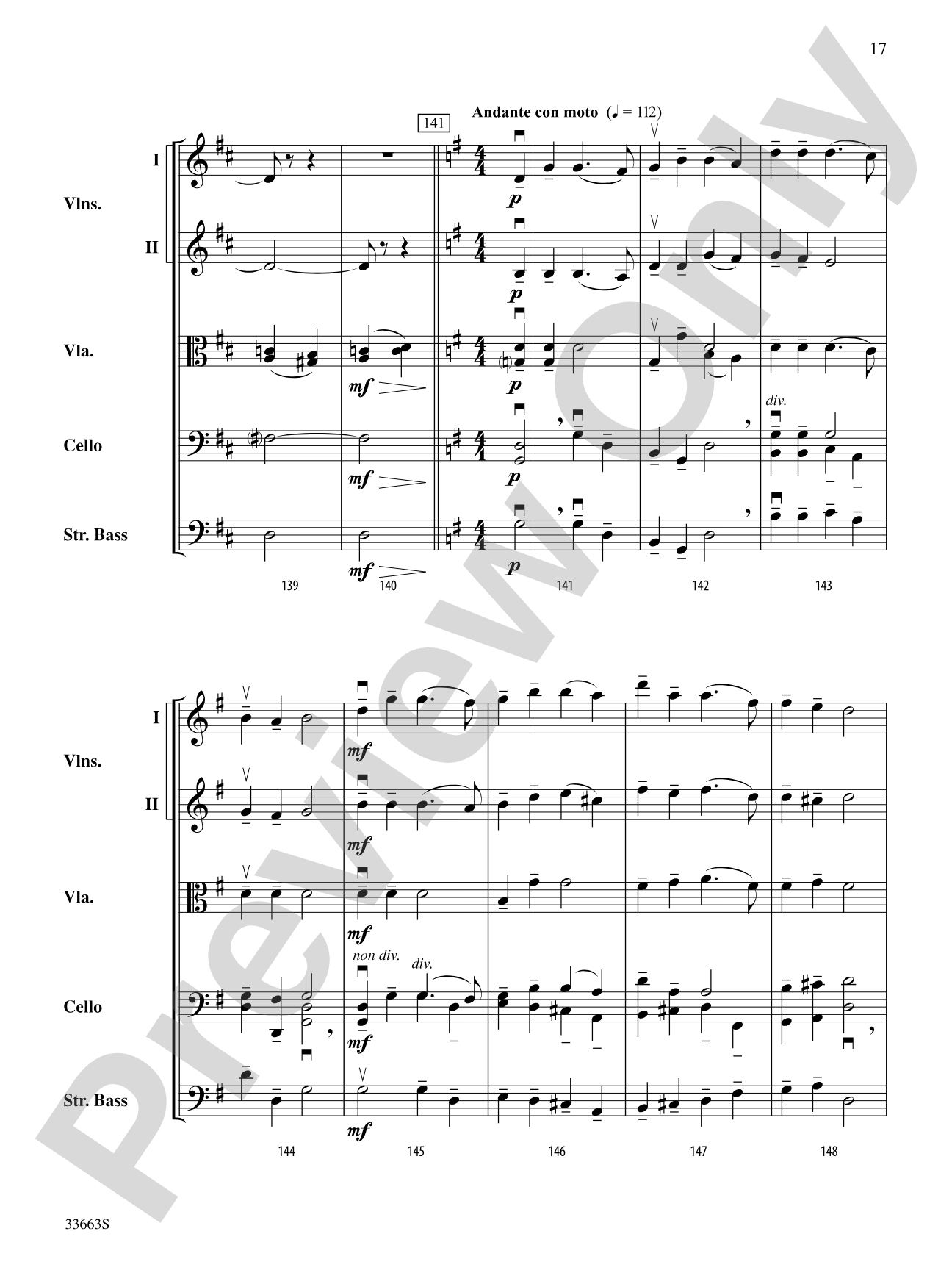 A Christmas Festival: String Orchestra Conductor Score & Parts