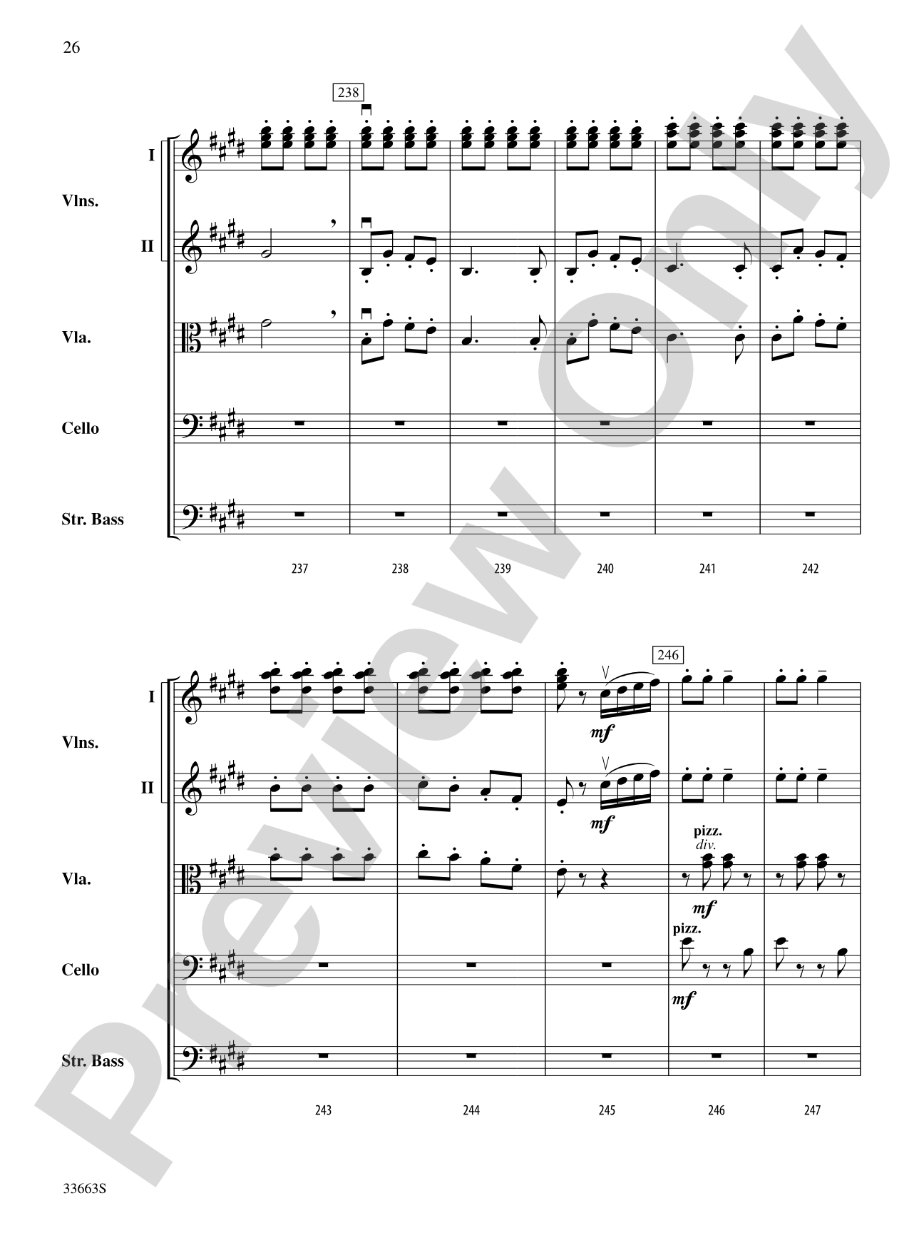 A Christmas Festival: String Orchestra Conductor Score & Parts