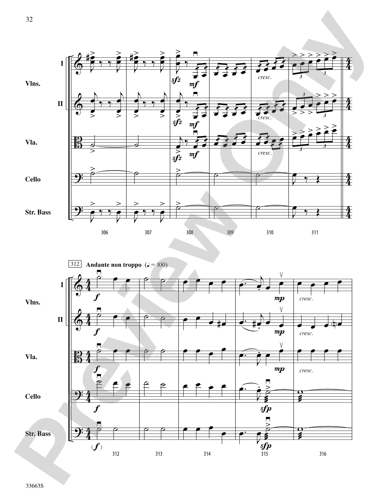 A Christmas Festival: String Orchestra Conductor Score & Parts