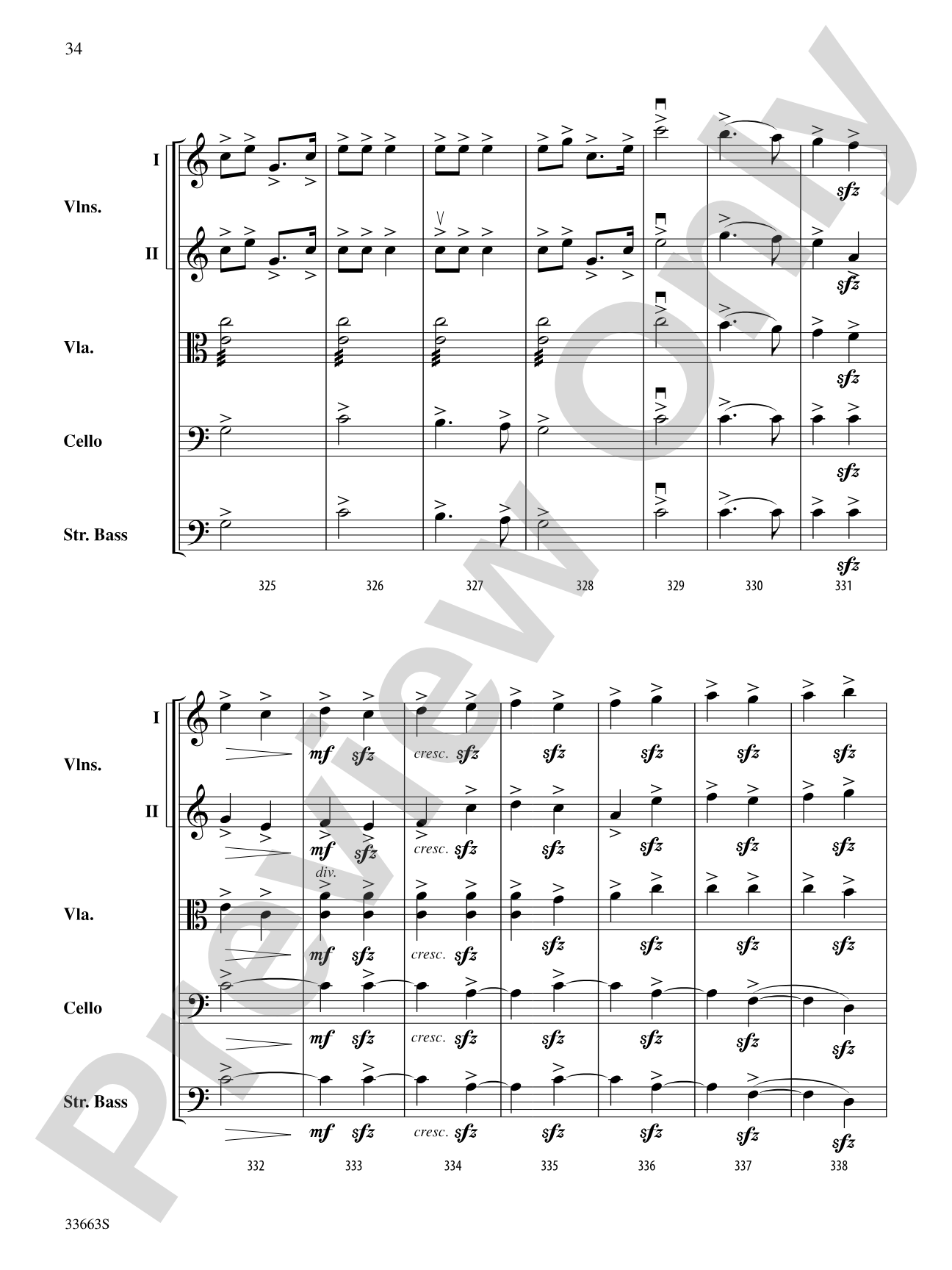 A Christmas Festival: String Orchestra Conductor Score & Parts