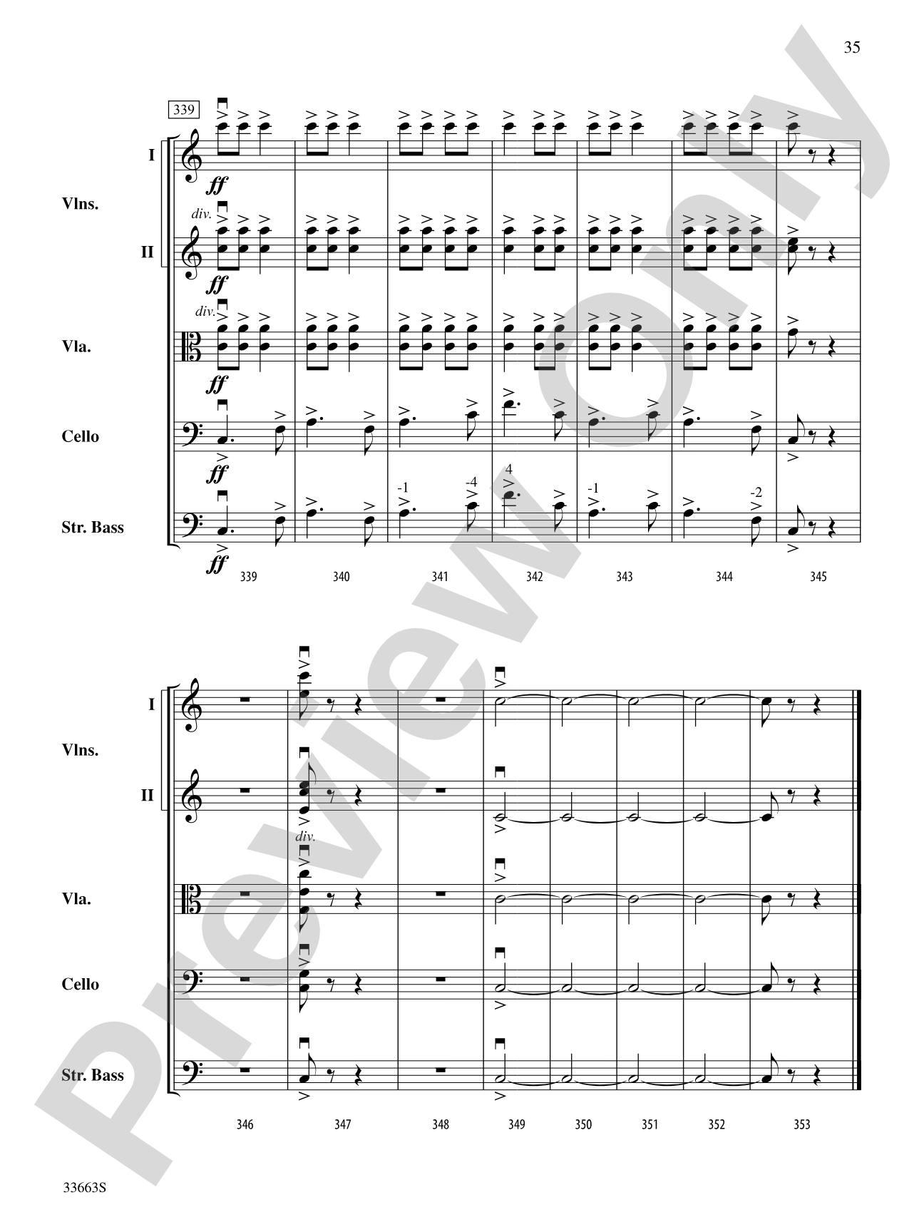 A Christmas Festival: String Orchestra Conductor Score & Parts