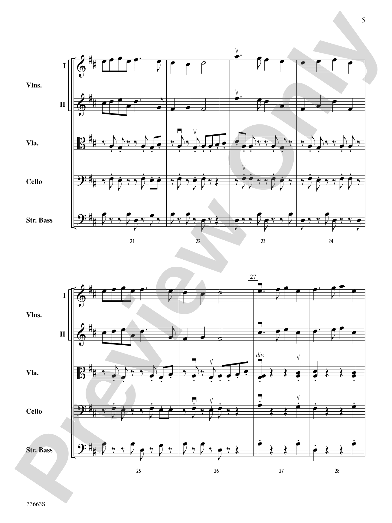 A Christmas Festival: String Orchestra Conductor Score & Parts