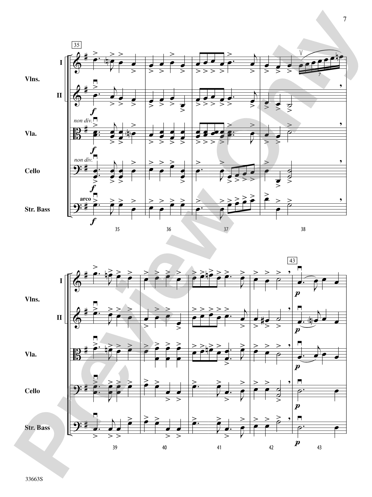 A Christmas Festival: String Orchestra Conductor Score & Parts