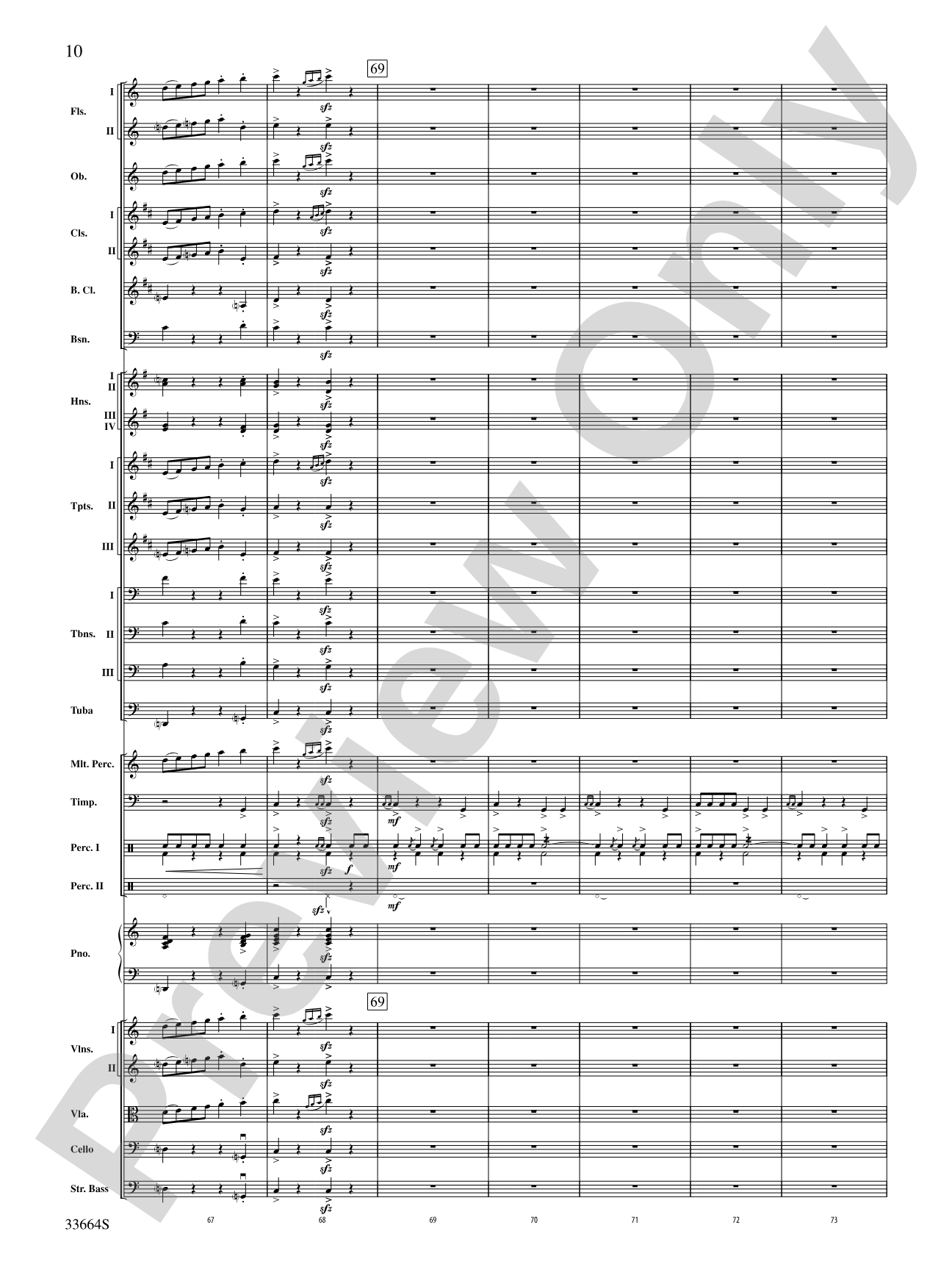 Parade of the Wooden Soldiers: Full Orchestra Conductor Score & Parts