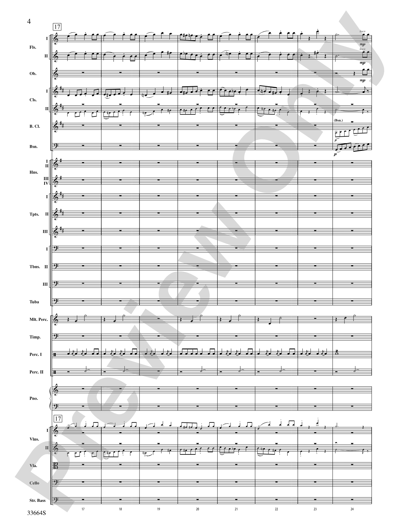 Parade of the Wooden Soldiers: Full Orchestra Conductor Score & Parts