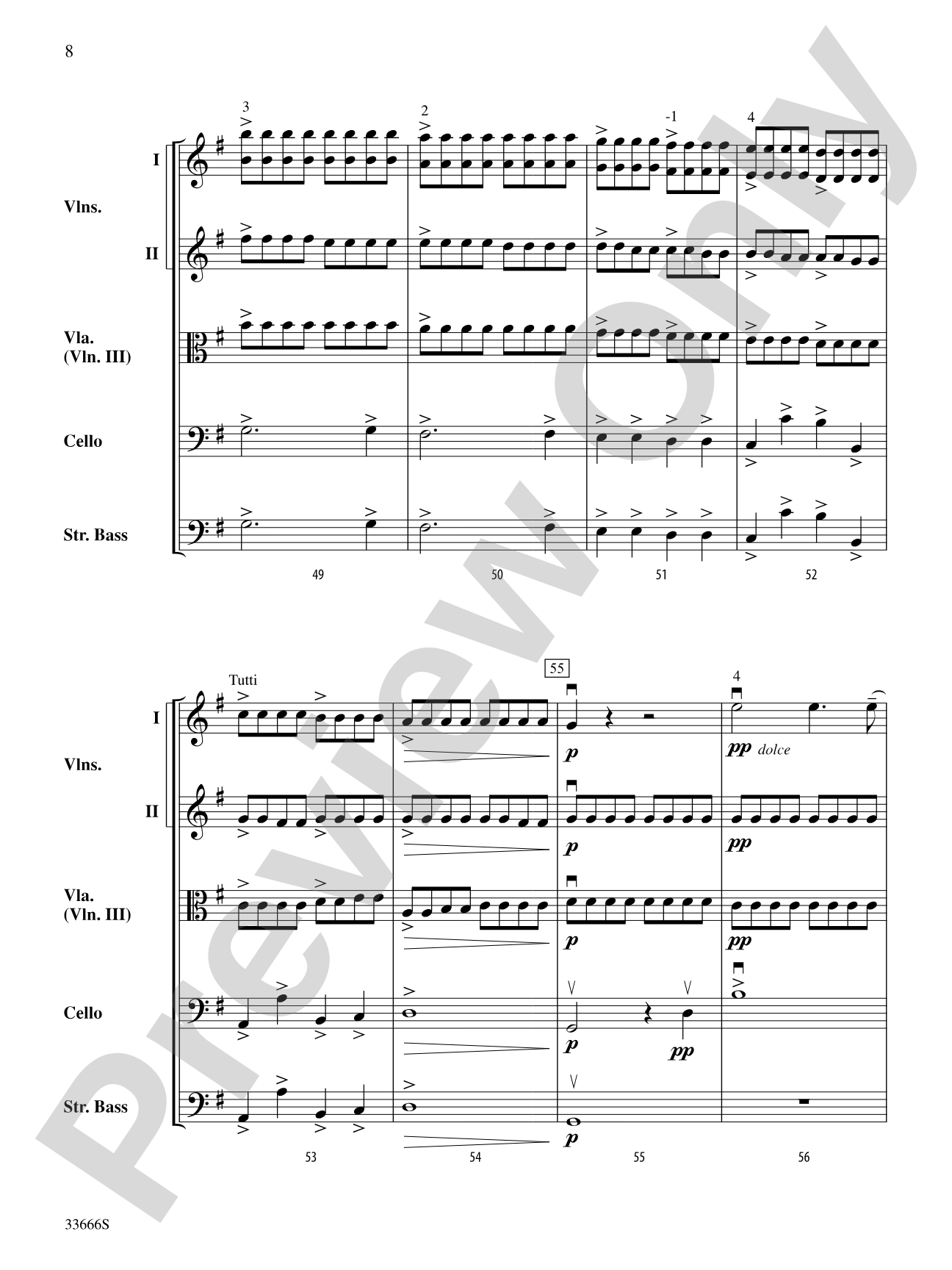 Prelude to the Holberg Suite: String Orchestra Conductor Score & Parts