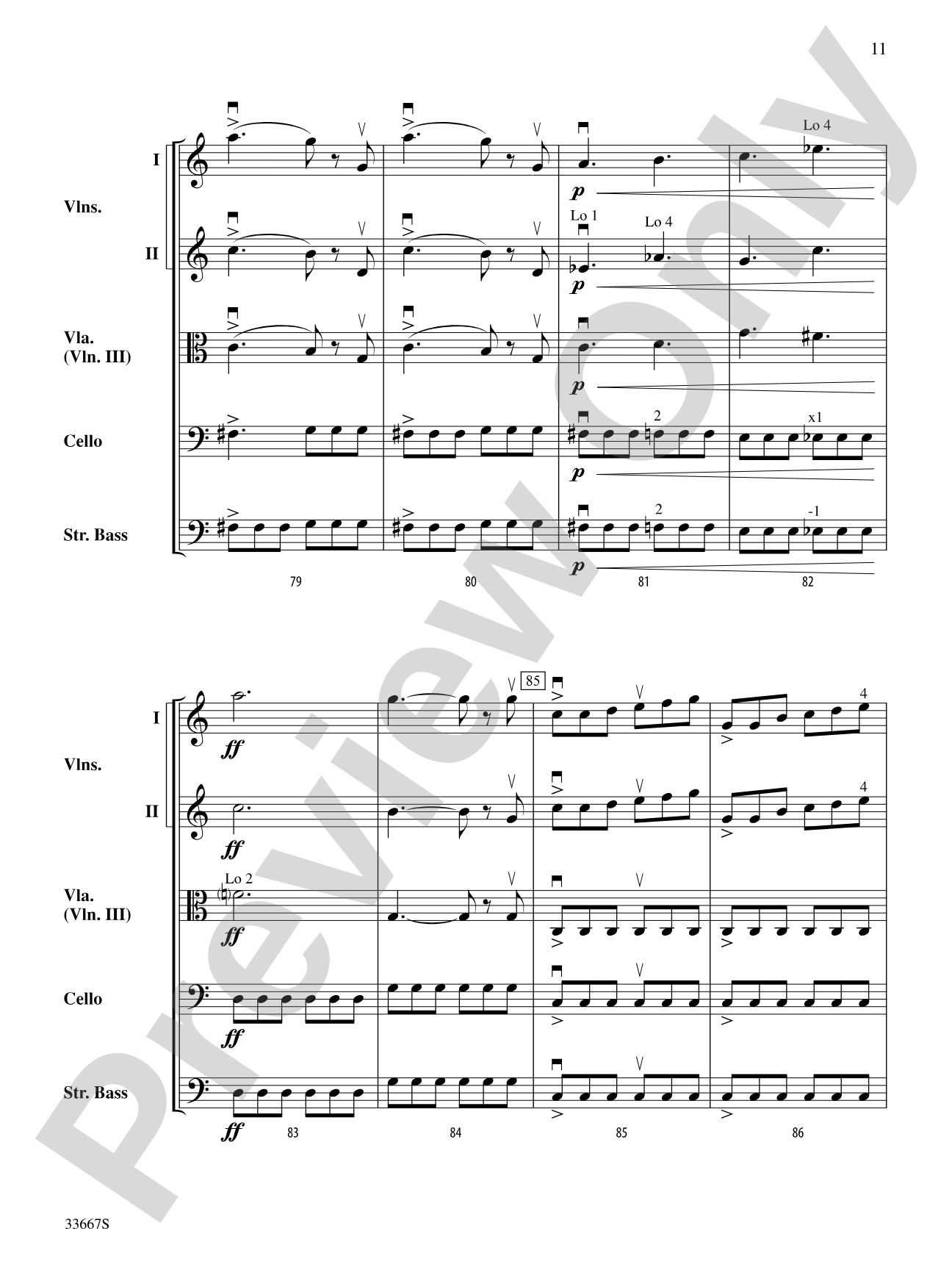 Scottish Symphony: Score