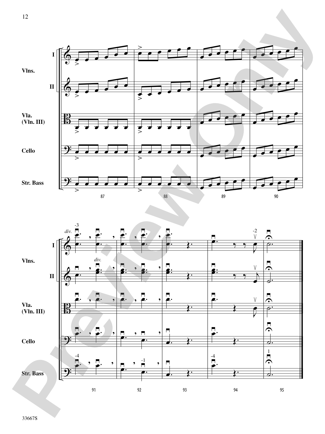 Scottish Symphony: Score