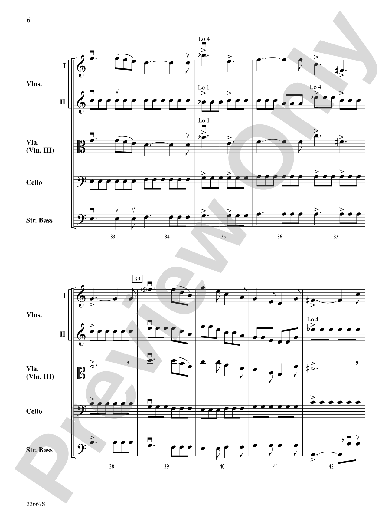 Scottish Symphony: Score