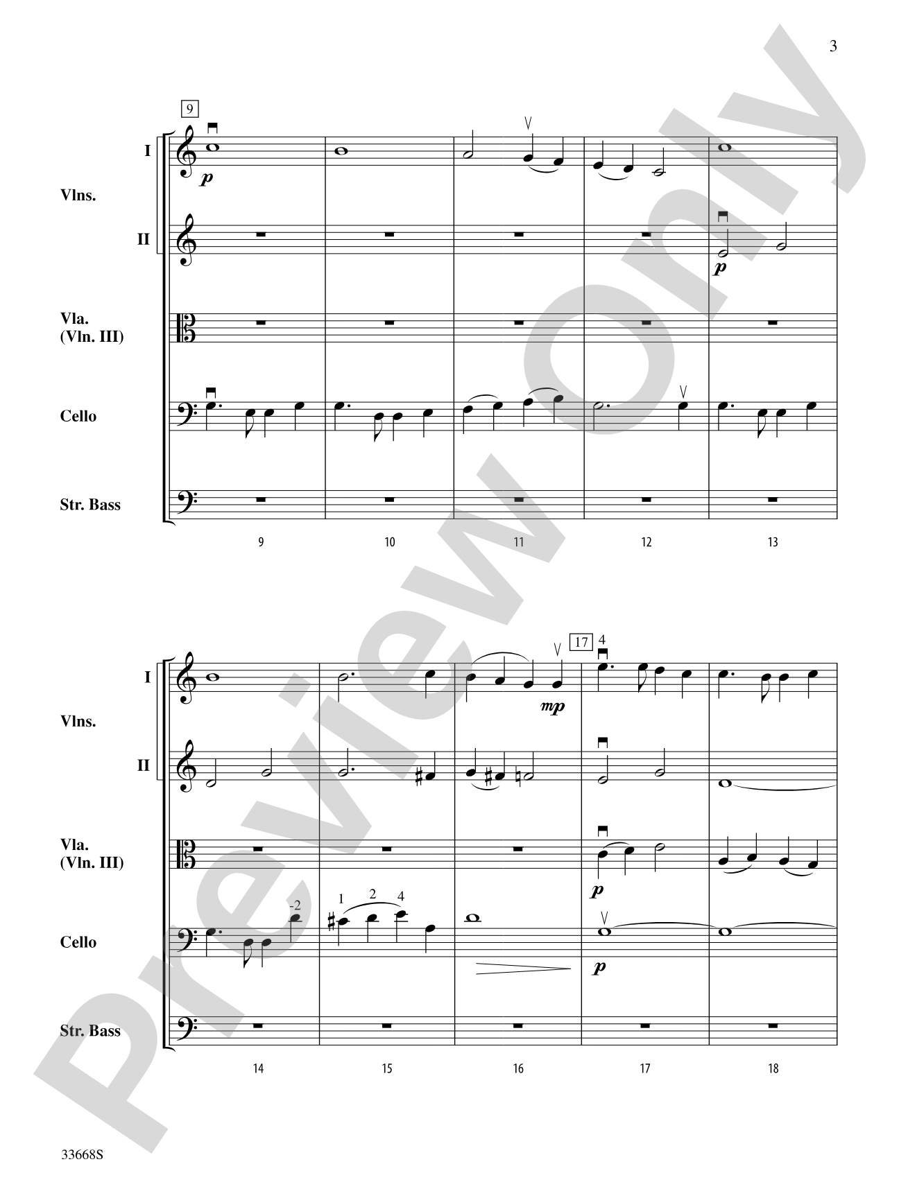 America the Beautiful: String Orchestra Conductor Score & Parts