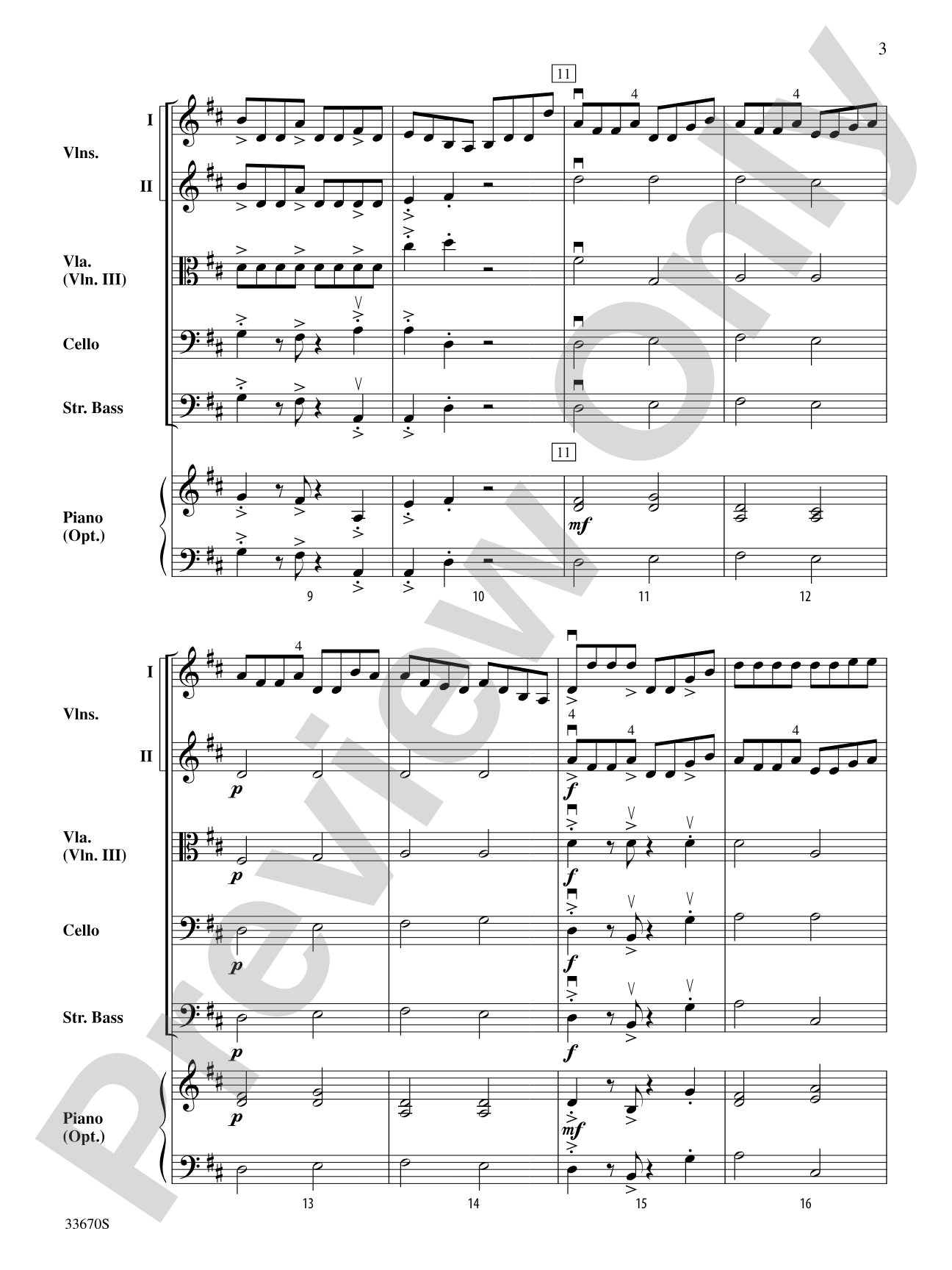 Eureka!: String Orchestra Conductor Score & Parts