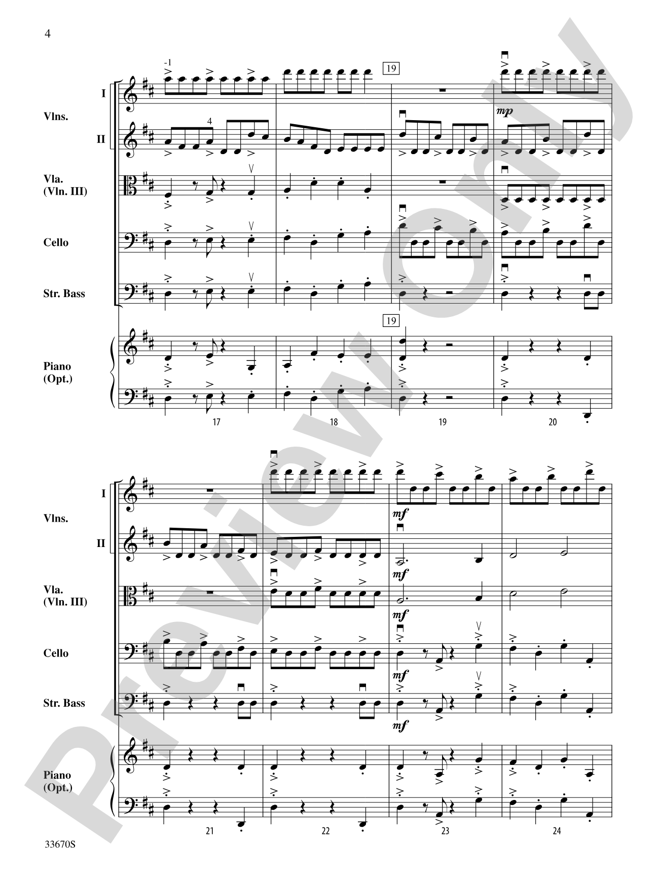 Eureka!: String Orchestra Conductor Score & Parts