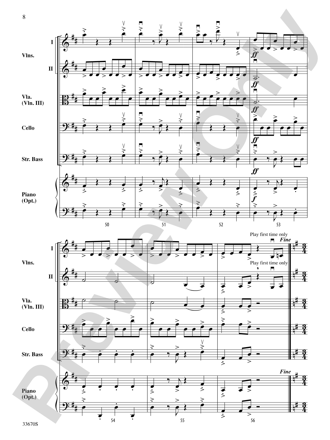 Eureka!: String Orchestra Conductor Score & Parts