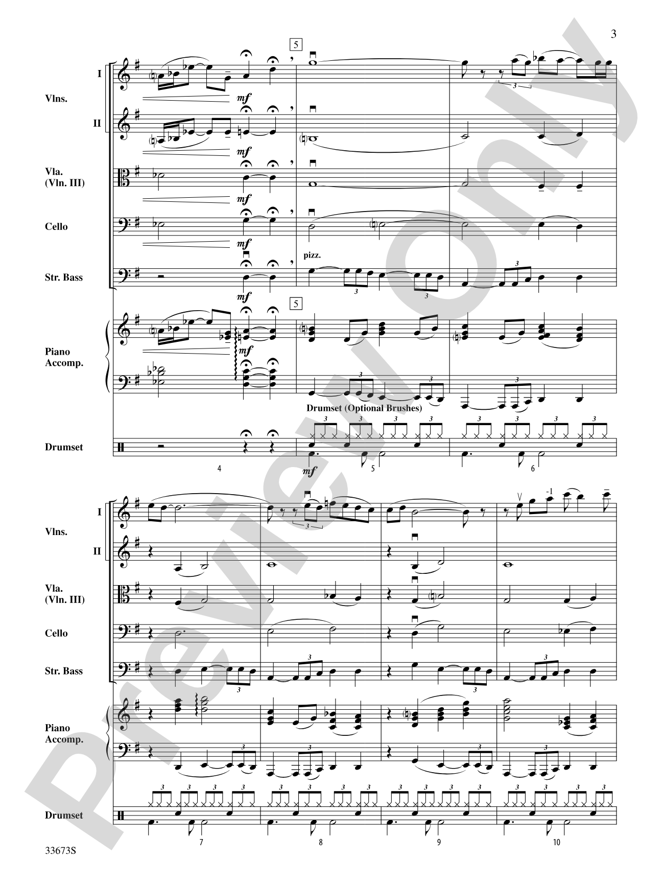 At Last: String Orchestra Conductor Score & Parts