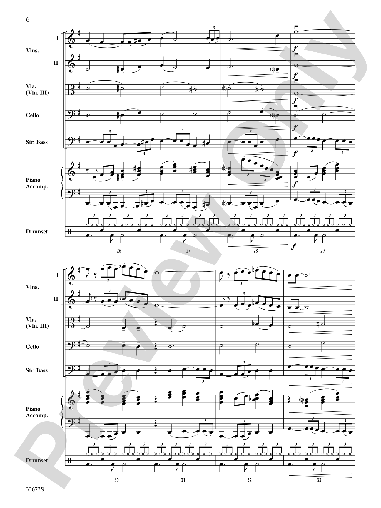 At Last: String Orchestra Conductor Score & Parts