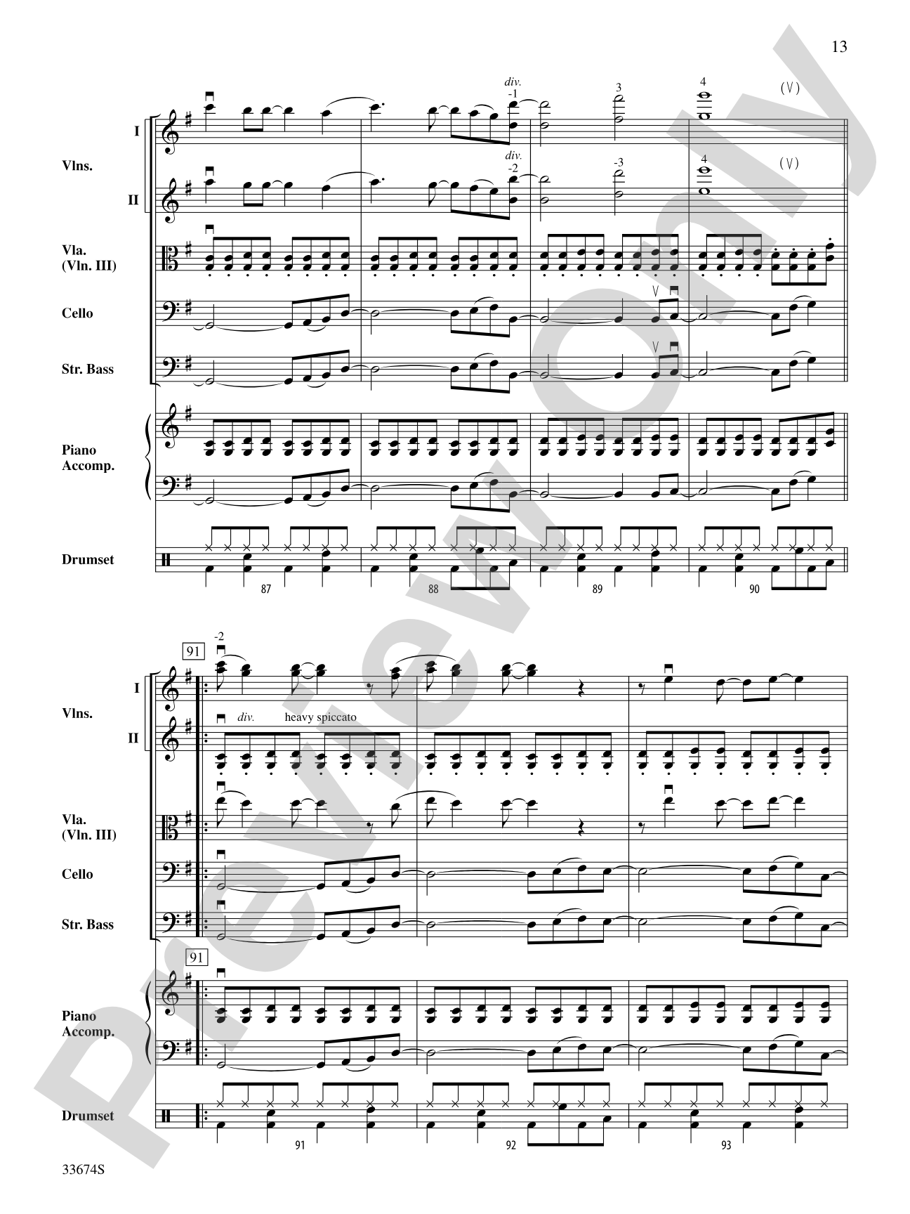 Don't Stop Believin': String Orchestra Conductor Score & Parts