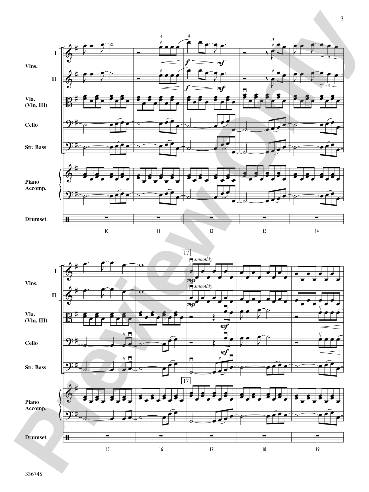Don't Stop Believin': String Orchestra Conductor Score & Parts