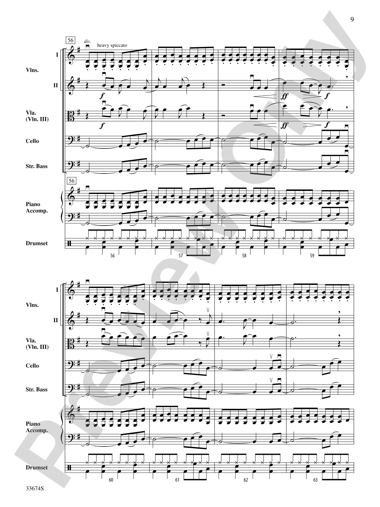 Don't Stop Believin': String Orchestra Conductor Score & Parts