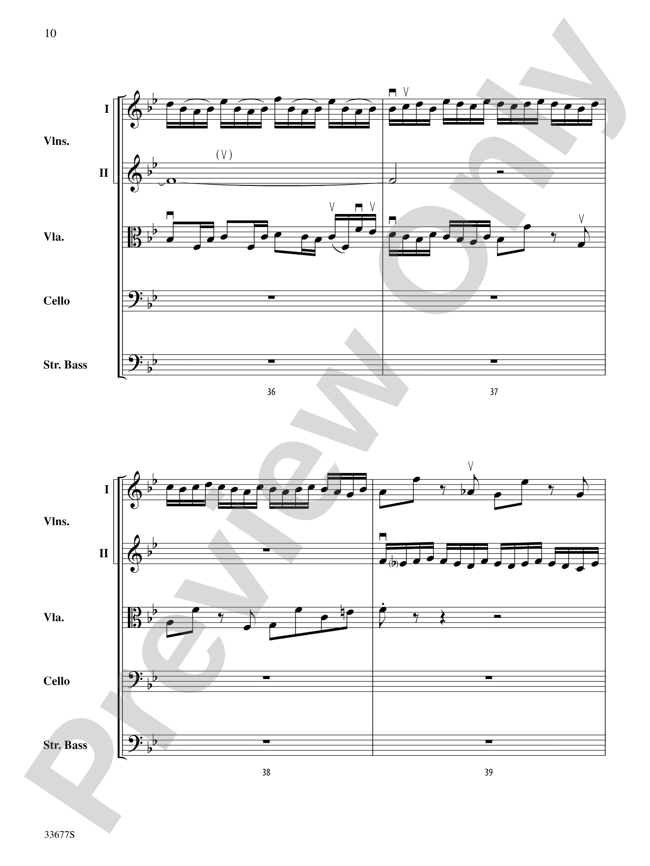 Organ Fugue in G Minor: String Orchestra Conductor Score & Parts