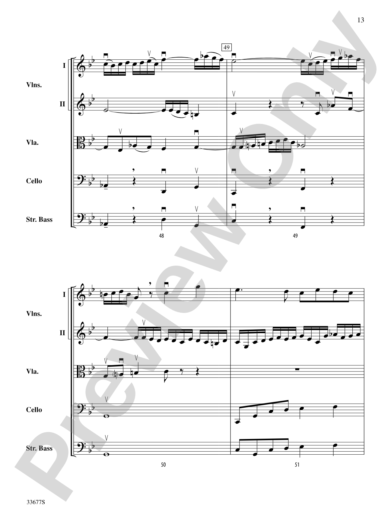 Organ Fugue in G Minor: String Orchestra Conductor Score & Parts
