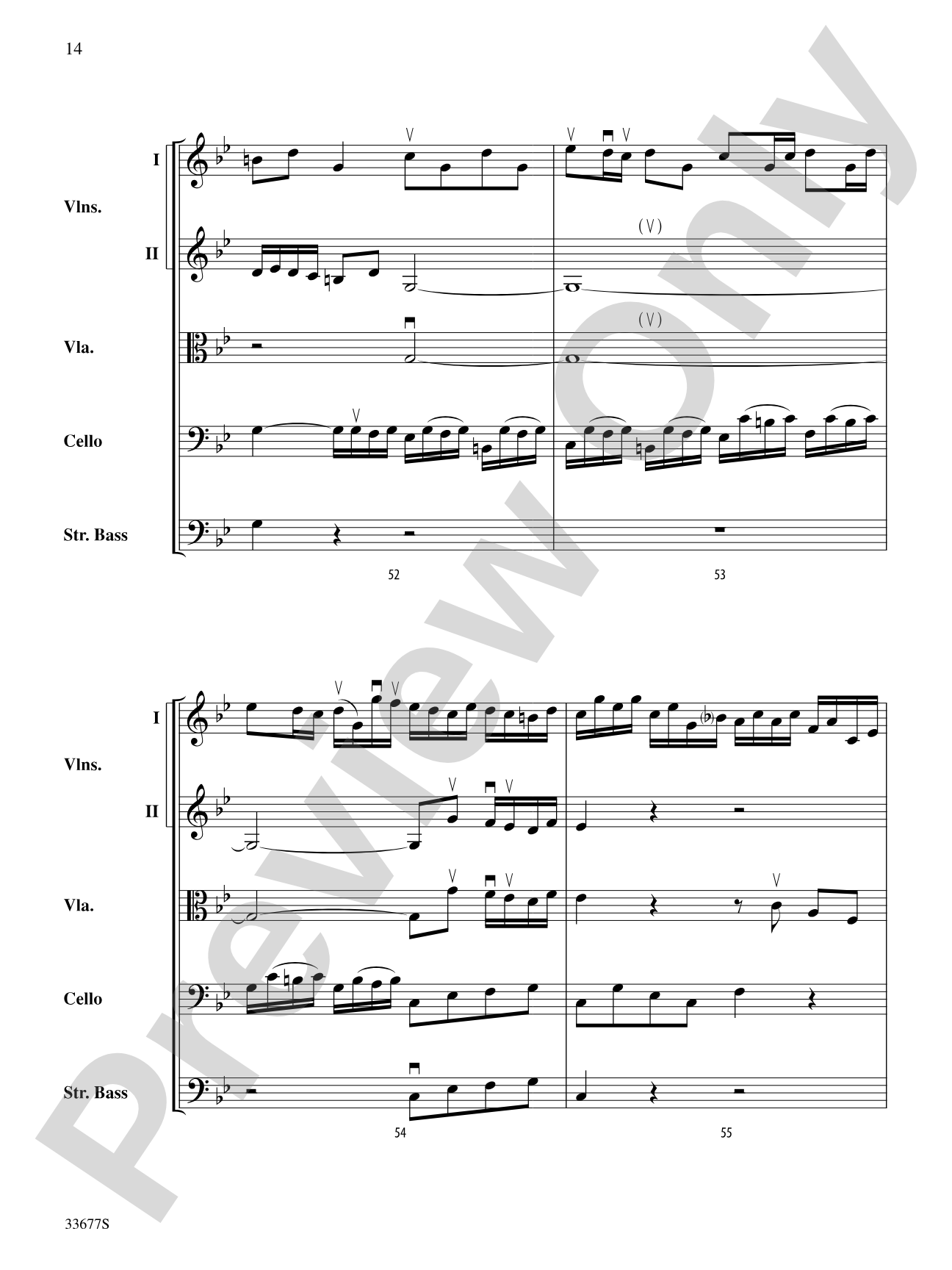 Organ Fugue in G Minor: String Orchestra Conductor Score & Parts