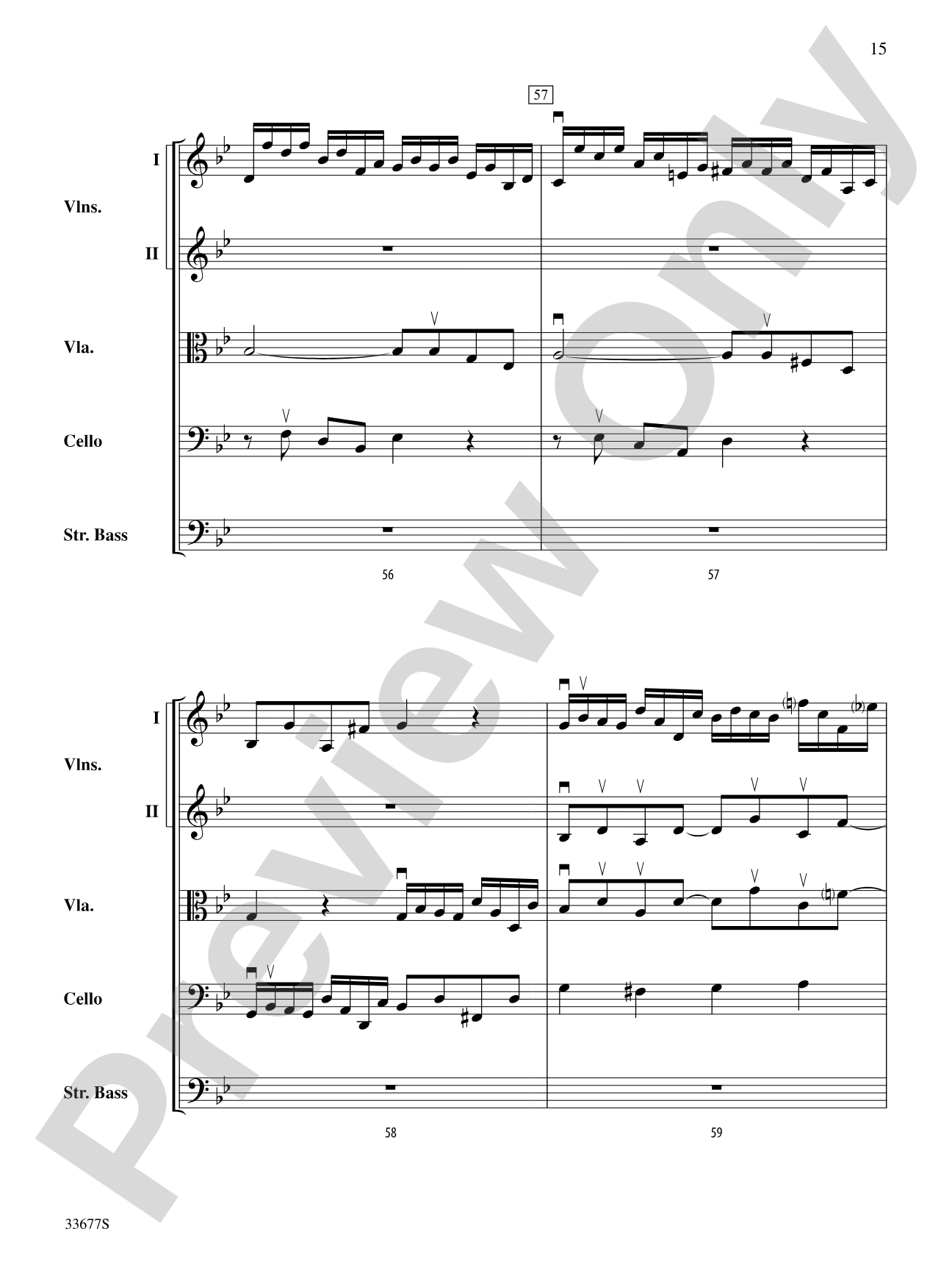 Organ Fugue in G Minor: String Orchestra Conductor Score & Parts
