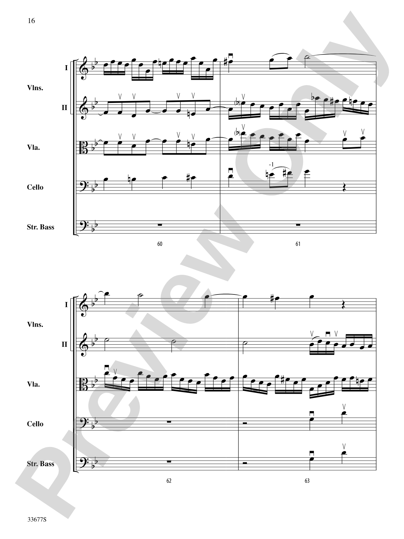 Organ Fugue in G Minor: String Orchestra Conductor Score & Parts