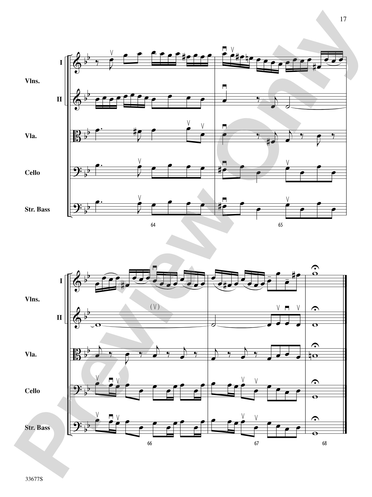 Organ Fugue in G Minor: String Orchestra Conductor Score & Parts
