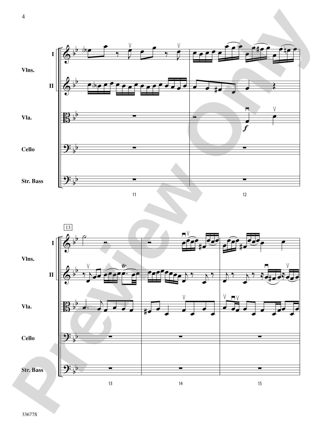 Organ Fugue in G Minor: String Orchestra Conductor Score & Parts