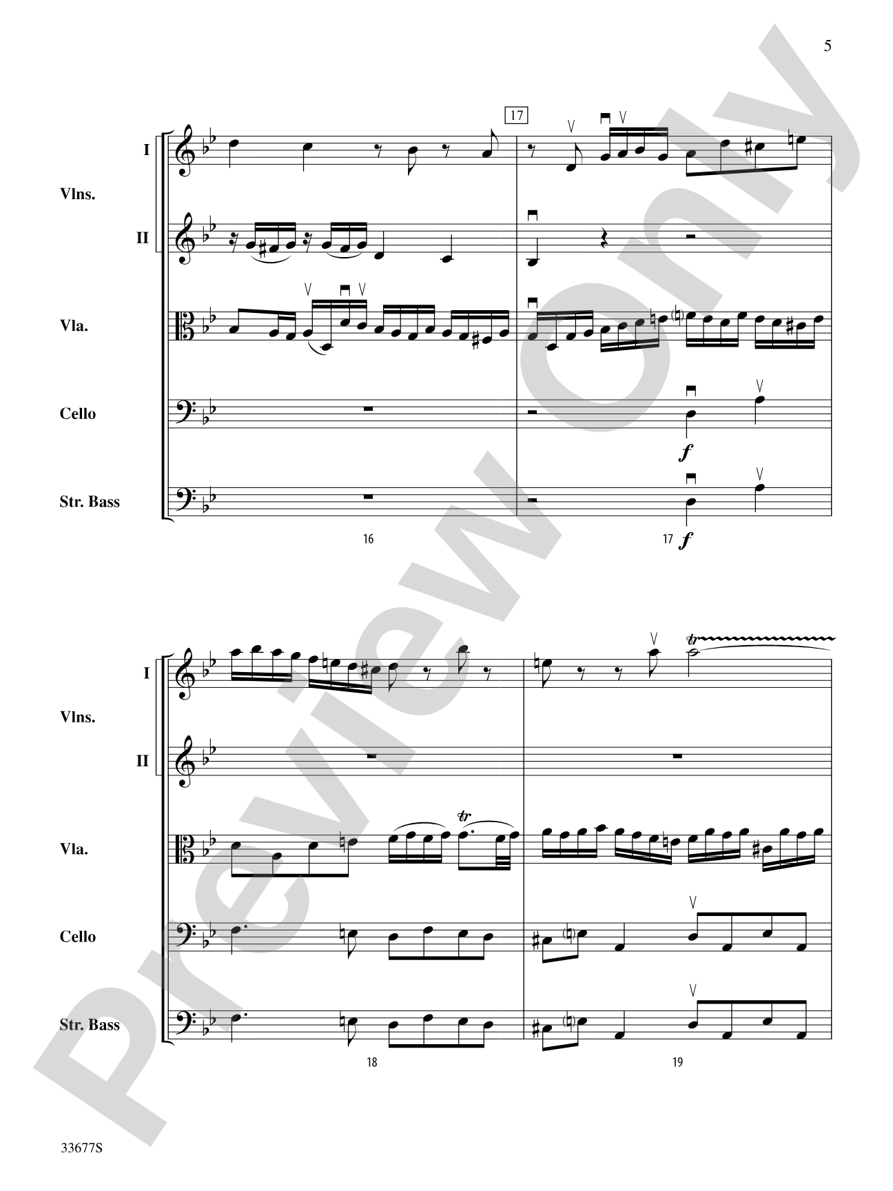 Organ Fugue in G Minor: String Orchestra Conductor Score & Parts