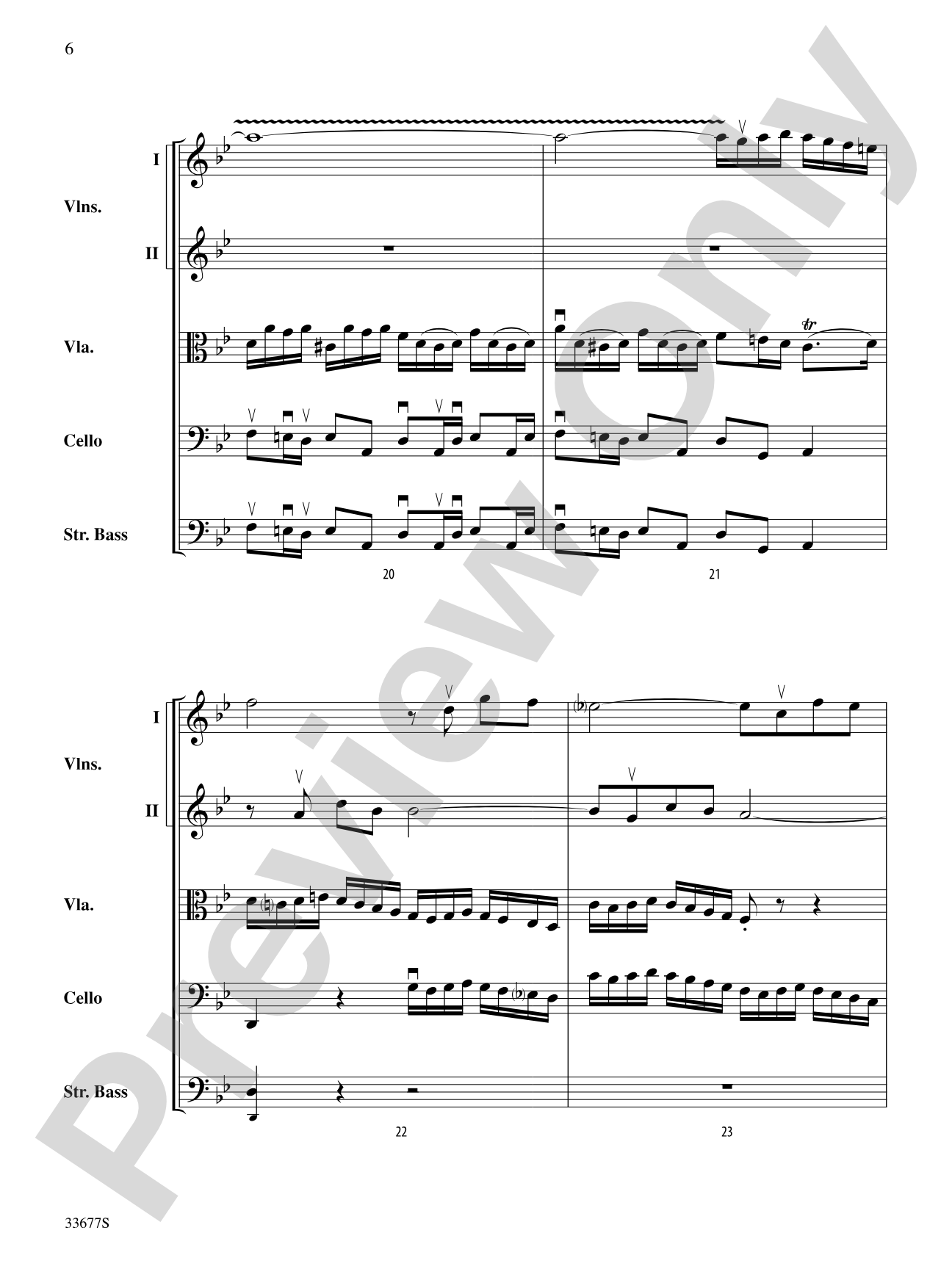 Organ Fugue in G Minor: String Orchestra Conductor Score & Parts