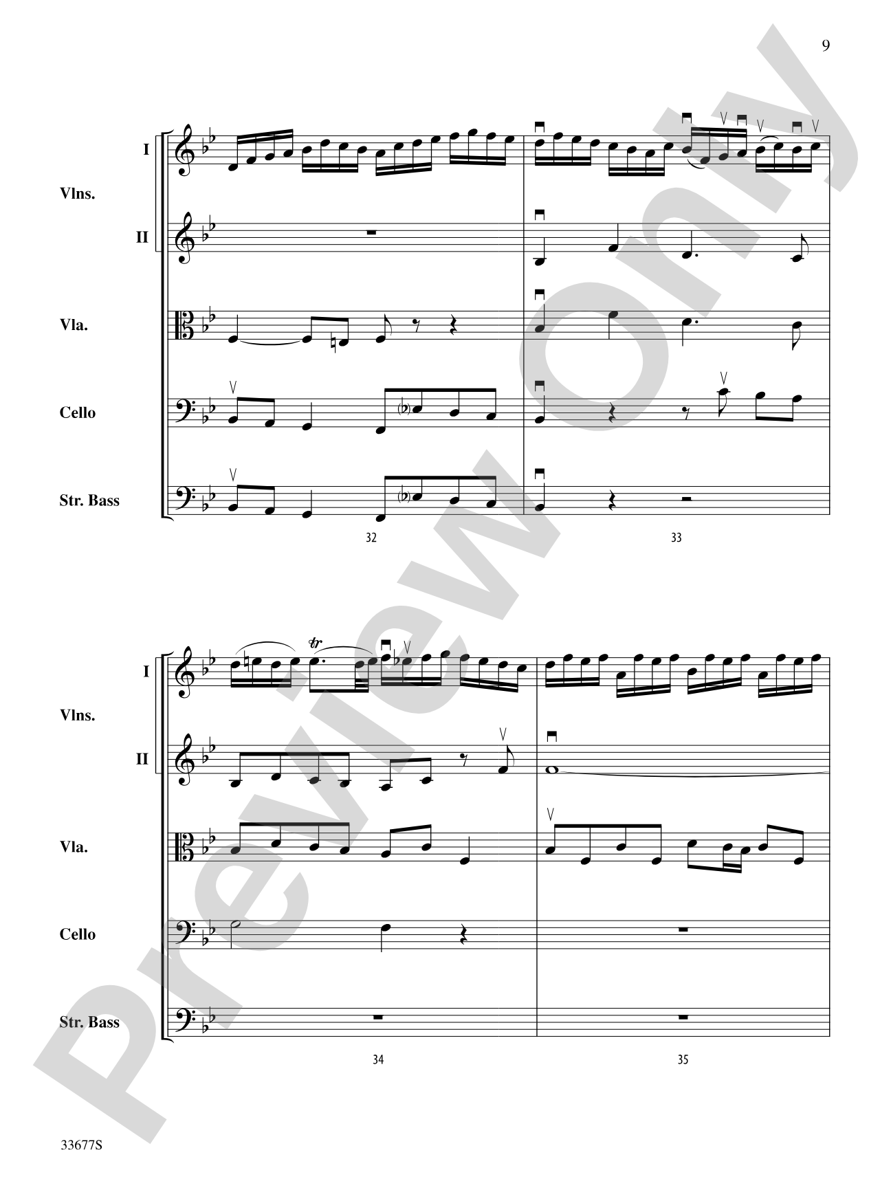 Organ Fugue in G Minor: String Orchestra Conductor Score & Parts