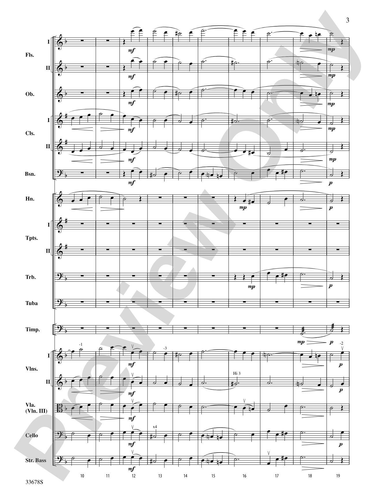 How Lovely Is Thy Dwelling Place: Full Orchestra Conductor Score & Parts